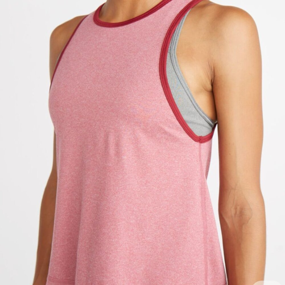 Marine Layer Liza Sport Tank - Rosewood